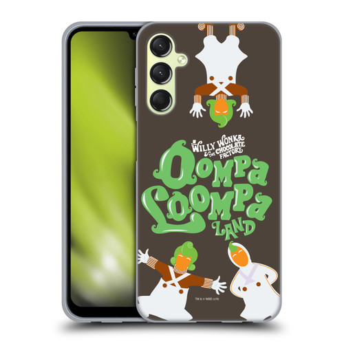 Willy Wonka and the Chocolate Factory Graphics Oompa Loompa Soft Gel Case for Samsung Galaxy A24 4G / M34 5G