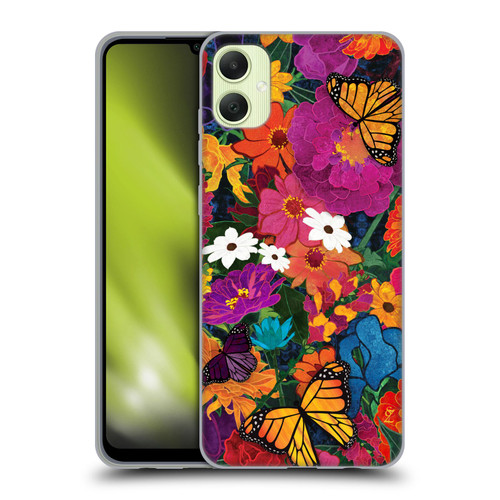 Suzan Lind Butterflies Flower Collage Soft Gel Case for Samsung Galaxy A05