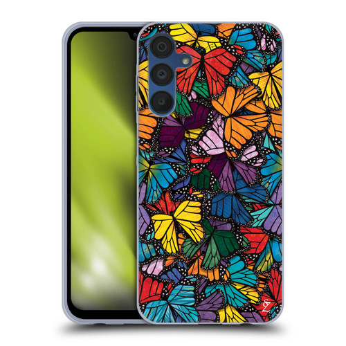 Suzan Lind Butterflies Monarch Soft Gel Case for Samsung Galaxy A15