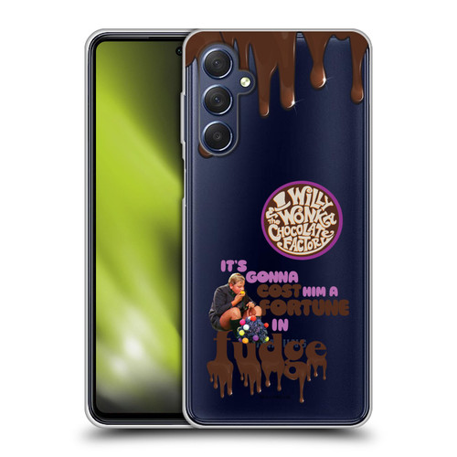 Willy Wonka and the Chocolate Factory Graphics Augustus Gloop Soft Gel Case for Samsung Galaxy M54 5G