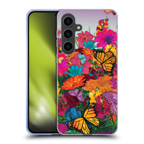 Suzan Lind Butterflies Garden Soft Gel Case for Samsung Galaxy S24+ 5G
