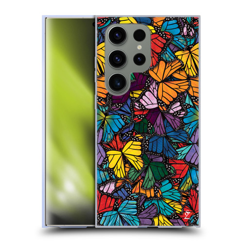 Suzan Lind Butterflies Monarch Soft Gel Case for Samsung Galaxy S24 Ultra 5G