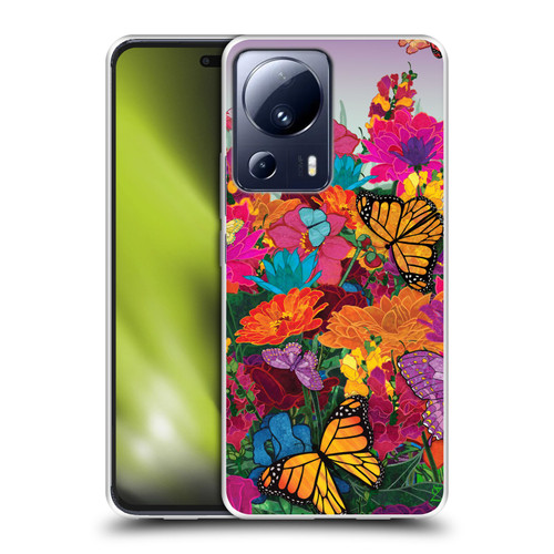 Suzan Lind Butterflies Garden Soft Gel Case for Xiaomi 13 Lite 5G