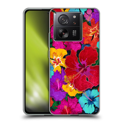 Suzan Lind Colours & Patterns Tropical Hibiscus Soft Gel Case for Xiaomi 13T 5G / 13T Pro 5G