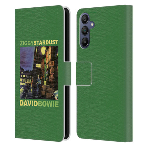 David Bowie Album Art Ziggy Stardust Leather Book Wallet Case Cover For Samsung Galaxy A15