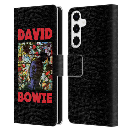 David Bowie Album Art Tonight Leather Book Wallet Case Cover For Samsung Galaxy S24+ 5G