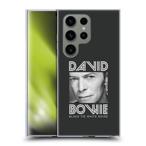 David Bowie Album Art Black Tie Soft Gel Case for Samsung Galaxy S24 Ultra 5G