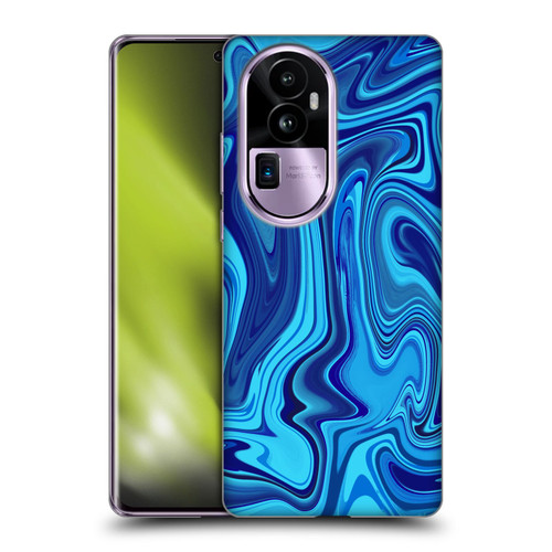 Suzan Lind Marble Blue Soft Gel Case for OPPO Reno10 Pro+