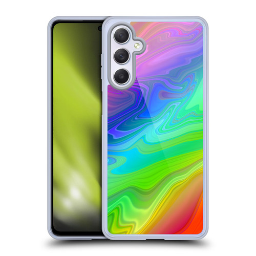 Suzan Lind Marble Rainbow Soft Gel Case for Samsung Galaxy M54 5G