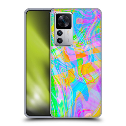 Suzan Lind Marble Abstract Rainbow Soft Gel Case for Xiaomi 12T 5G / 12T Pro 5G / Redmi K50 Ultra 5G