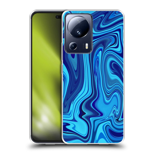 Suzan Lind Marble Blue Soft Gel Case for Xiaomi 13 Lite 5G
