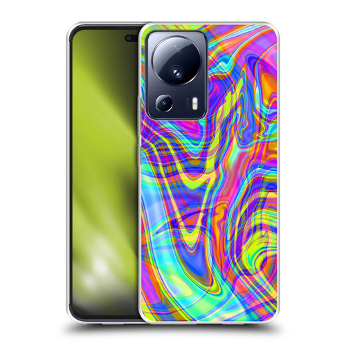 Suzan Lind Marble Illusion Rainbow Soft Gel Case for Xiaomi 13 Lite 5G