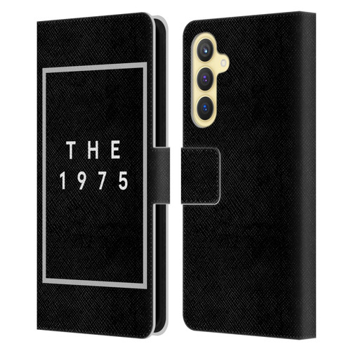 The 1975 Key Art Logo Black Leather Book Wallet Case Cover For Samsung Galaxy S23 FE 5G