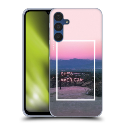 The 1975 Songs She's American Soft Gel Case for Samsung Galaxy A15
