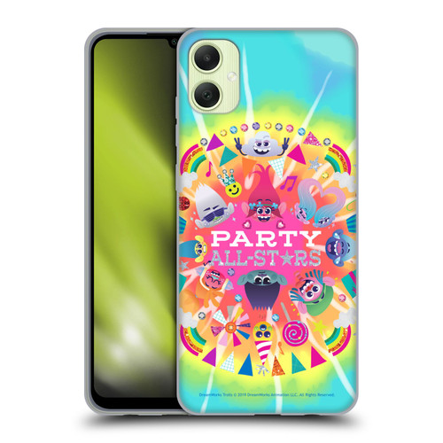 Trolls Graphics All Star Characters Soft Gel Case for Samsung Galaxy A05