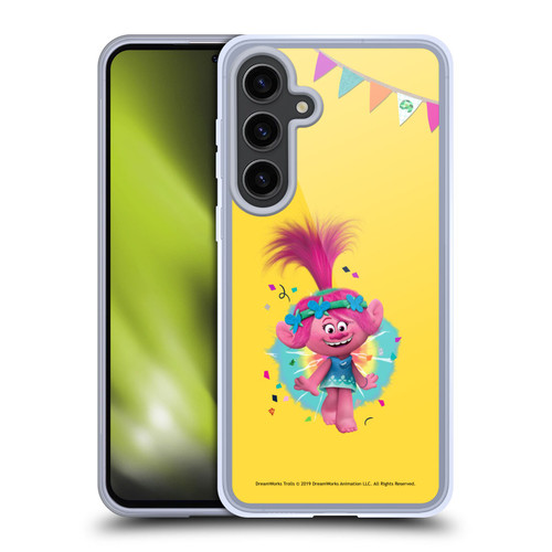 Trolls Graphics Poppy Soft Gel Case for Samsung Galaxy S24+ 5G