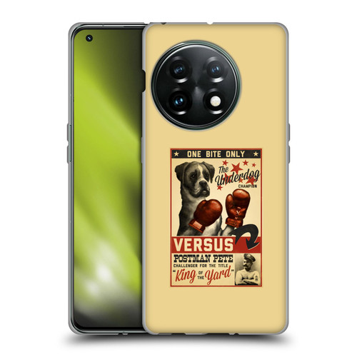Lantern Press Dog Collection Versus Soft Gel Case for OnePlus 11 5G
