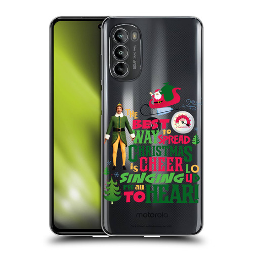 Elf Movie Graphics 1 Christmas Cheer Soft Gel Case for Motorola Moto G82 5G