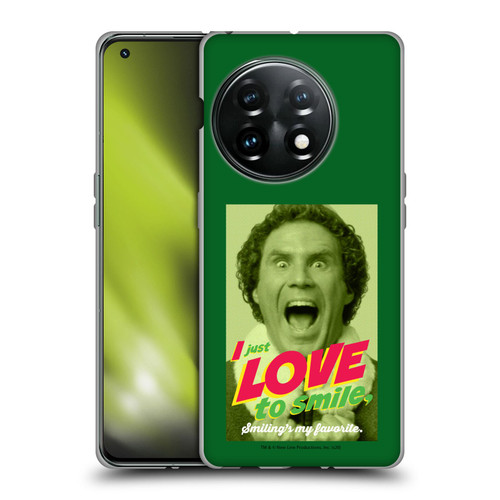 Elf Movie Graphics 1 I Love To Smile Soft Gel Case for OnePlus 11 5G
