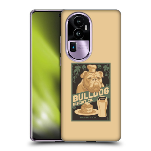 Lantern Press Dog Collection Bulldog Soft Gel Case for OPPO Reno10 Pro+