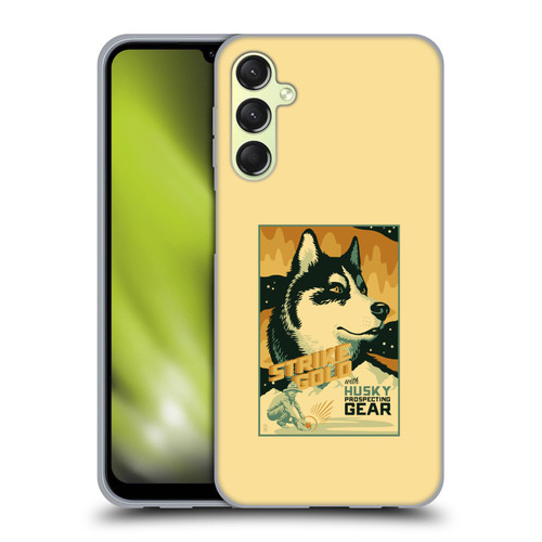 Lantern Press Dog Collection Husky Soft Gel Case for Samsung Galaxy A24 4G / Galaxy M34 5G