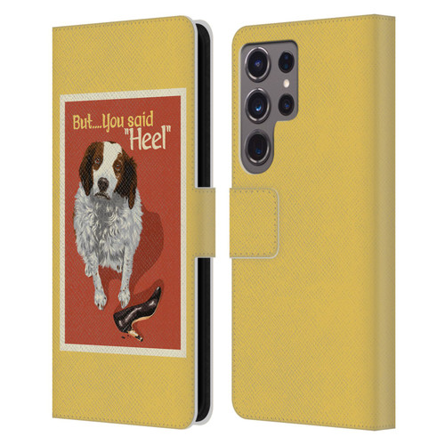 Lantern Press Dog Collection But You Said Leather Book Wallet Case Cover For Samsung Galaxy S24 Ultra 5G