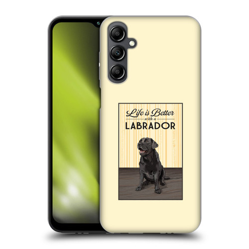 Lantern Press Dog Collection Labrador Soft Gel Case for Samsung Galaxy M14 5G