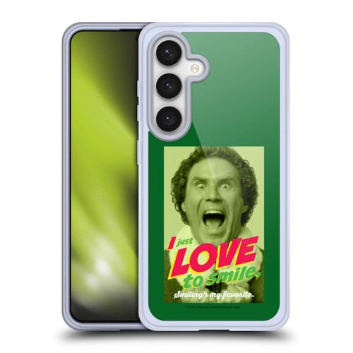 Elf Movie Graphics 1 I Love To Smile Soft Gel Case for Samsung Galaxy S24 5G