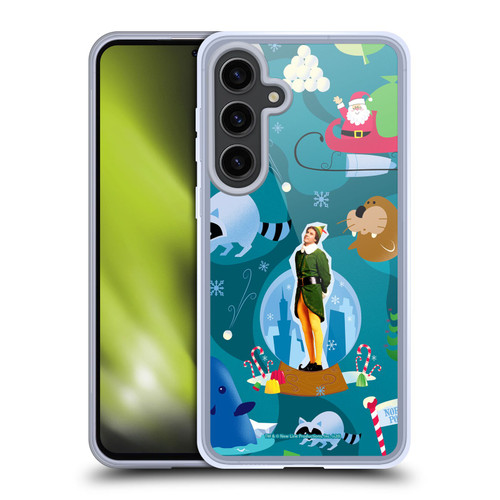 Elf Movie Graphics 1 Animals Pattern Soft Gel Case for Samsung Galaxy S24+ 5G
