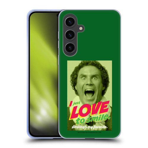 Elf Movie Graphics 1 I Love To Smile Soft Gel Case for Samsung Galaxy S24+ 5G