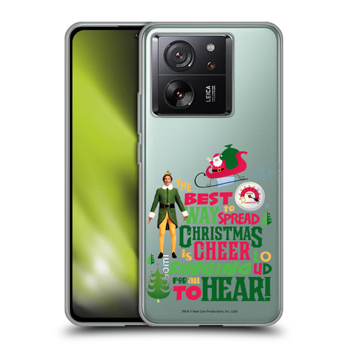 Elf Movie Graphics 1 Christmas Cheer Soft Gel Case for Xiaomi 13T 5G / 13T Pro 5G