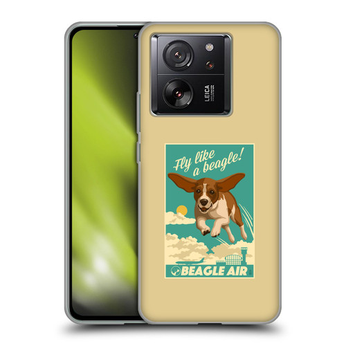 Lantern Press Dog Collection Fly Like A Beagle Soft Gel Case for Xiaomi 13T 5G / 13T Pro 5G