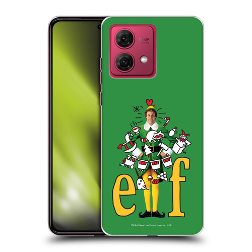 Elf Movie Graphics 2 Doodles Soft Gel Case for Motorola Moto G84 5G