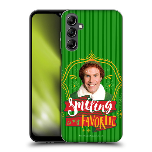 Elf Movie Graphics 2 Smiling Is My favorite Soft Gel Case for Samsung Galaxy M14 5G