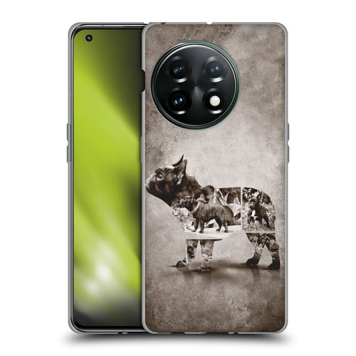 Klaudia Senator French Bulldog Vintage Soft Gel Case for OnePlus 11 5G