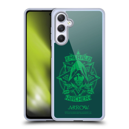 Arrow TV Series Graphics Archer Illustration Soft Gel Case for Samsung Galaxy M54 5G