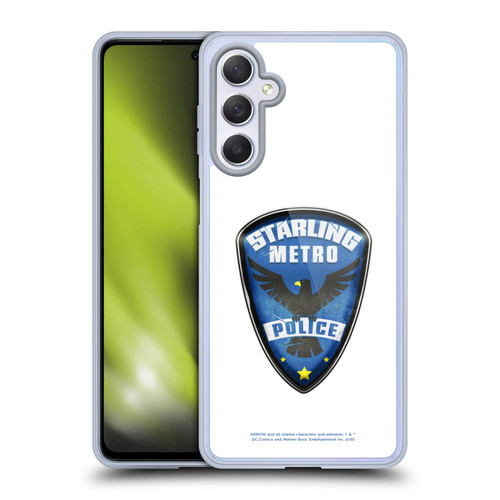 Arrow TV Series Graphics Starling Police Badge Soft Gel Case for Samsung Galaxy M54 5G