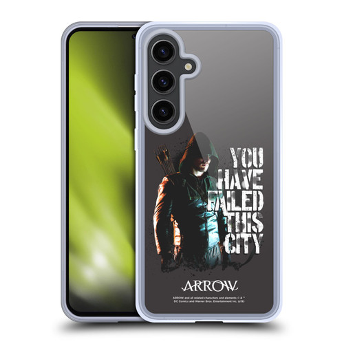 Arrow TV Series Graphics You Have Failed This City Soft Gel Case for Samsung Galaxy S24+ 5G