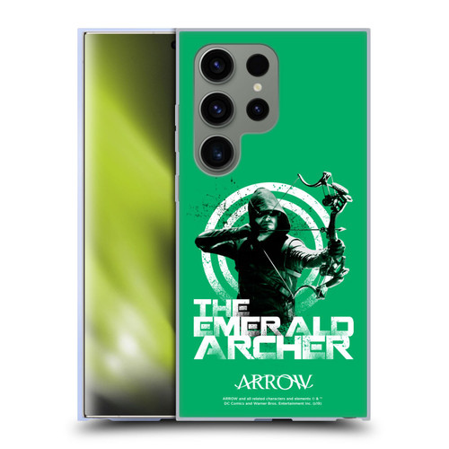 Arrow TV Series Graphics The Emerald Archer Soft Gel Case for Samsung Galaxy S24 Ultra 5G