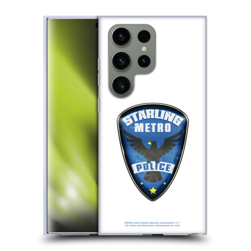 Arrow TV Series Graphics Starling Police Badge Soft Gel Case for Samsung Galaxy S24 Ultra 5G