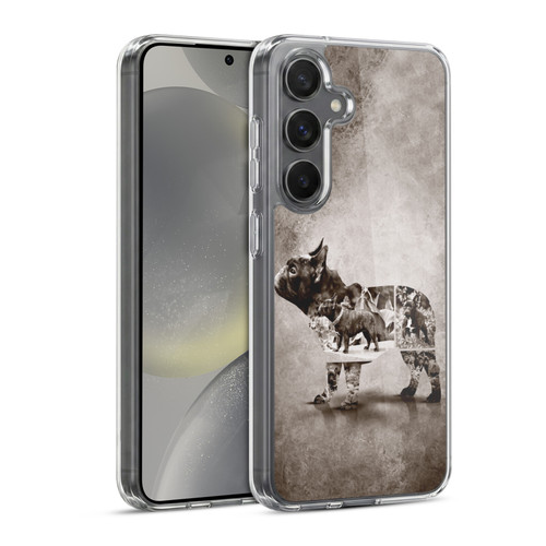 Klaudia Senator French Bulldog Vintage Soft Gel Case for Samsung Galaxy S24 5G & MagSafe