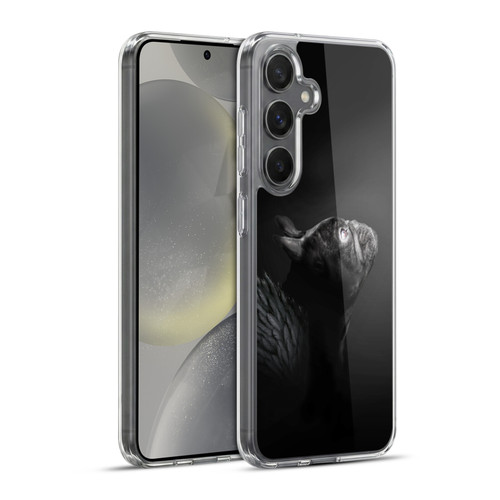 Klaudia Senator French Bulldog Angel Soft Gel Case for Samsung Galaxy S24+ 5G & MagSafe
