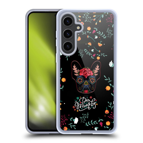 Klaudia Senator French Bulldog Day Of The Dead Soft Gel Case for Samsung Galaxy S24+ 5G