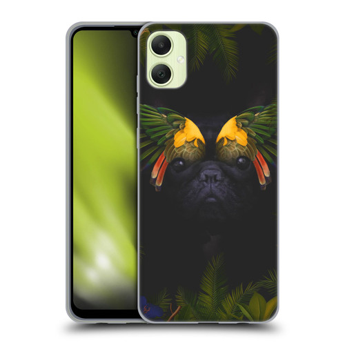 Klaudia Senator French Bulldog 2 Bird Feathers Soft Gel Case for Samsung Galaxy A05