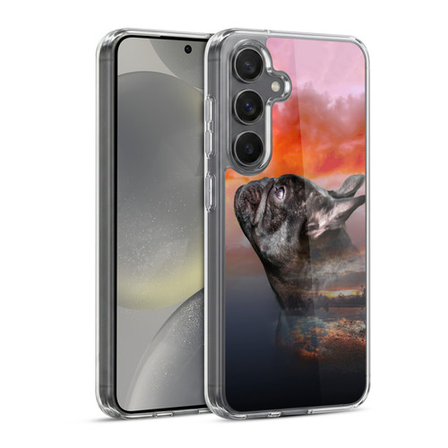 Klaudia Senator French Bulldog 2 Reminisce Soft Gel Case for Samsung Galaxy S24 5G & MagSafe