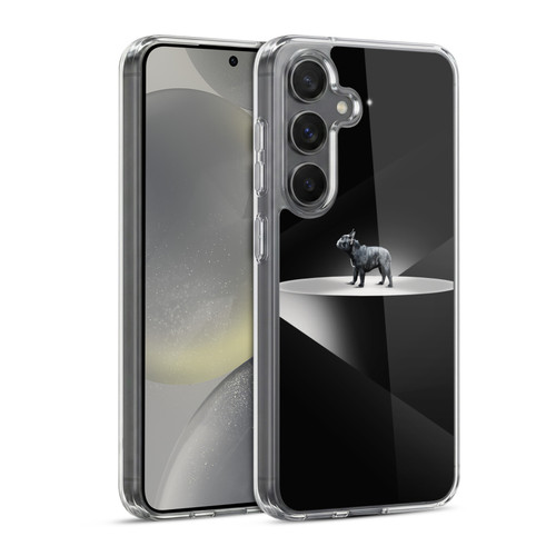 Klaudia Senator French Bulldog 2 Wandering Soft Gel Case for Samsung Galaxy S24 5G & MagSafe