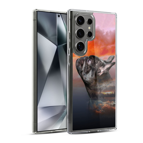 Klaudia Senator French Bulldog 2 Reminisce Soft Gel Case for Samsung Galaxy S24 Ultra 5G & MagSafe