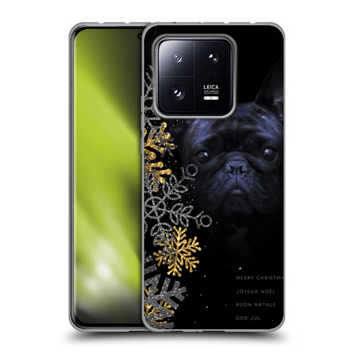 Klaudia Senator French Bulldog 2 Snow Flakes Soft Gel Case for Xiaomi 13 Pro 5G