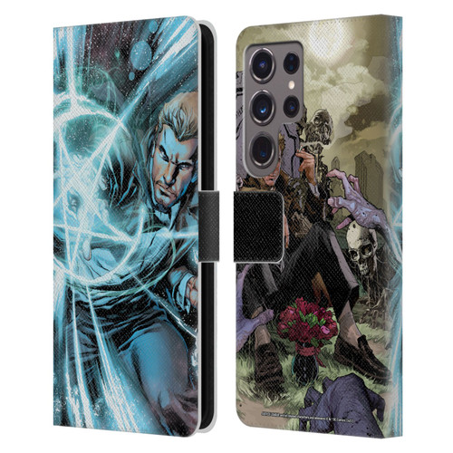 Justice League DC Comics Dark Comic Art Constantine #1 Leather Book Wallet Case Cover For Samsung Galaxy S24 Ultra 5G