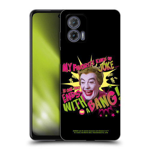 Batman TV Series Character Art Joker With A Bang Soft Gel Case for Motorola Moto G73 5G